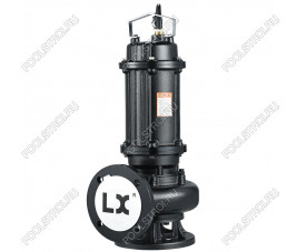 Канализационный насос AquaViva LX 65WQ25-25-3(380V, 25m3/h*25m, 3kW) с агитатором