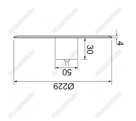Прожектор светодиодный Aquaviva HJ-WM-SS229, 252led 18W NW (AISI-316)